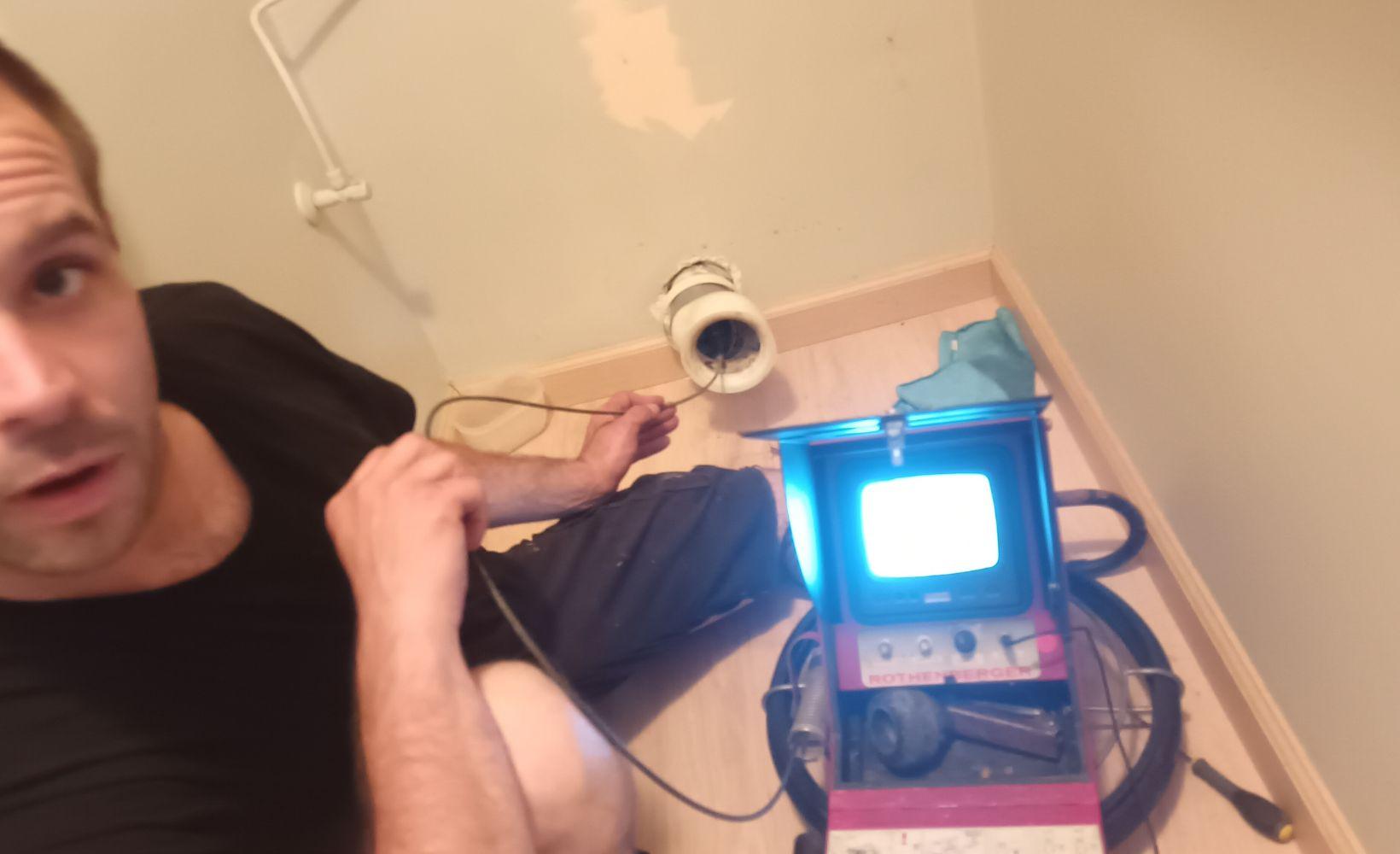 Debouchage inspection canalisation avec camera auderghem