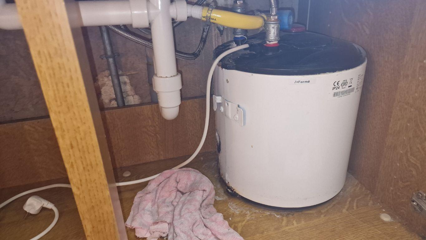 Depannage boiler sous evier