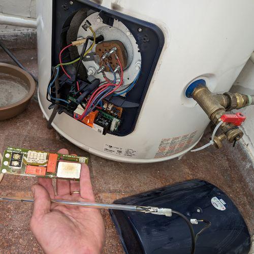 Dépannage : sonde et plaquette 230 volt chauffe-eau Atlantic