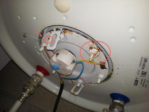 Fuite boiler 1