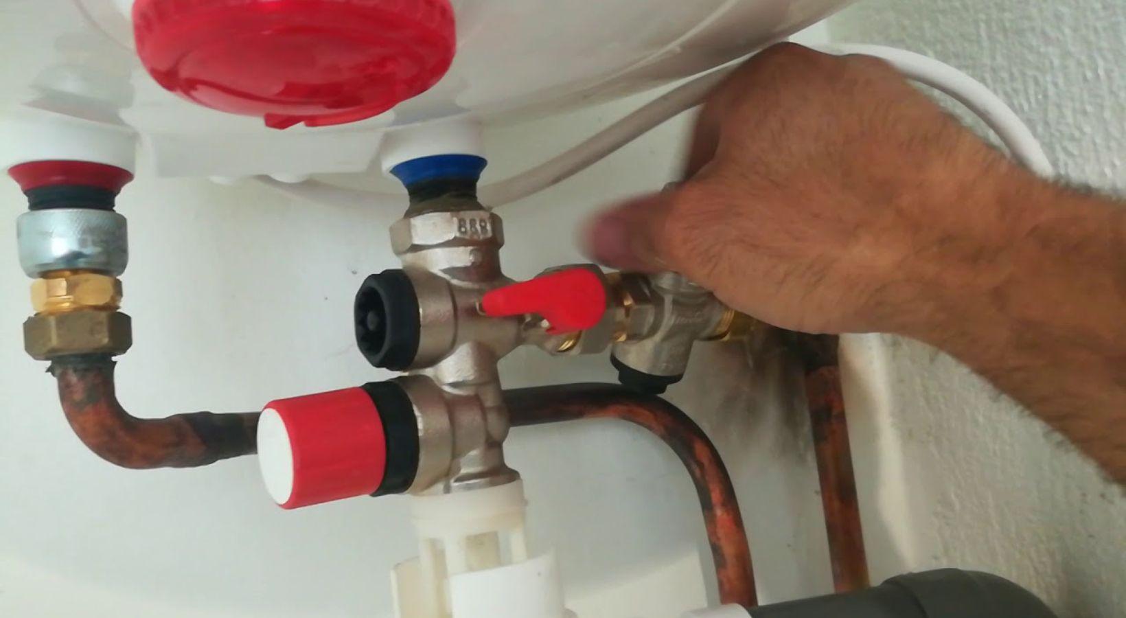Remplacement groupe de securite boiler electrique