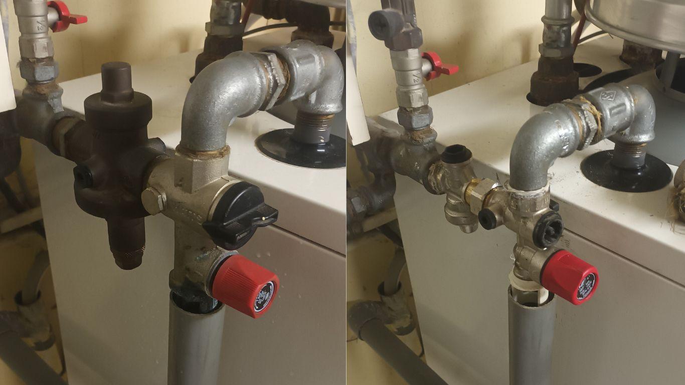 Remplacement reducteur de pression sanitaire